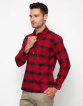 Edition Mens Plaid Flannel Shirt