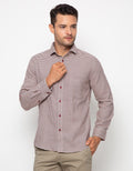 Edition Mens Micro Check Oxford