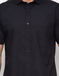 Edition Mens Kemeja Pria Lengan Pendek Mitered Yoke Shirt