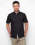 Edition Mens Kemeja Pria Lengan Pendek Side Skoder Shirt