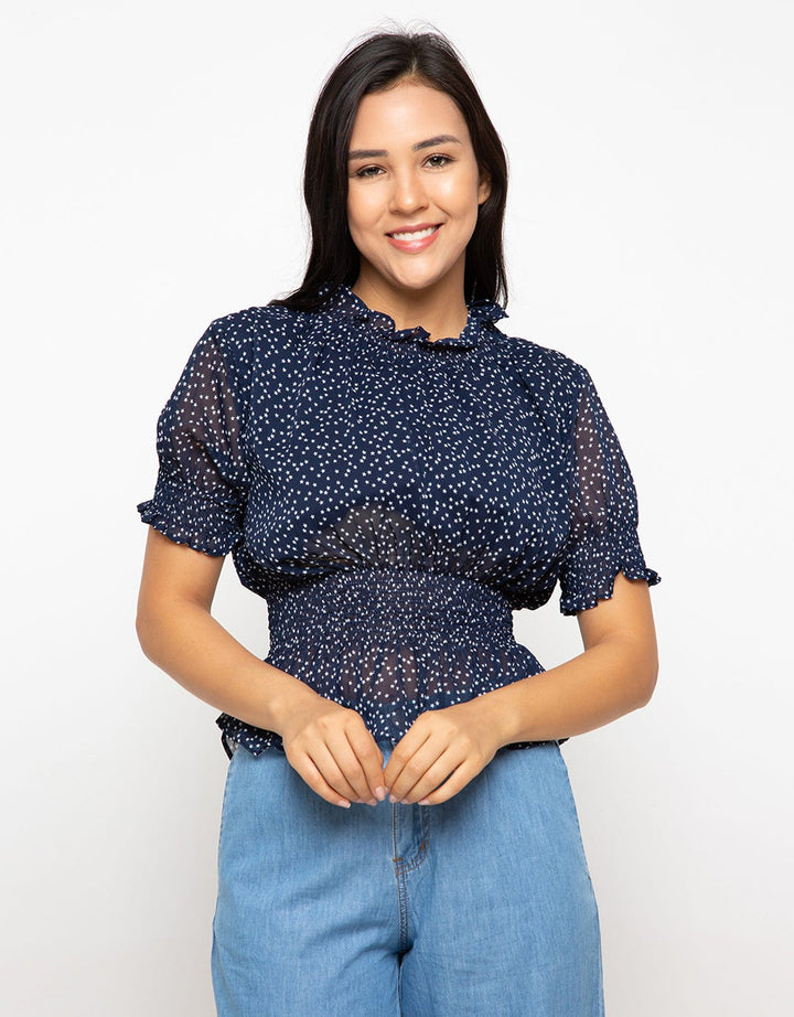 Edition Smock Short Blouse Eb134