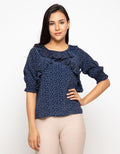 Edition V-Ruffle Blouse Eb135