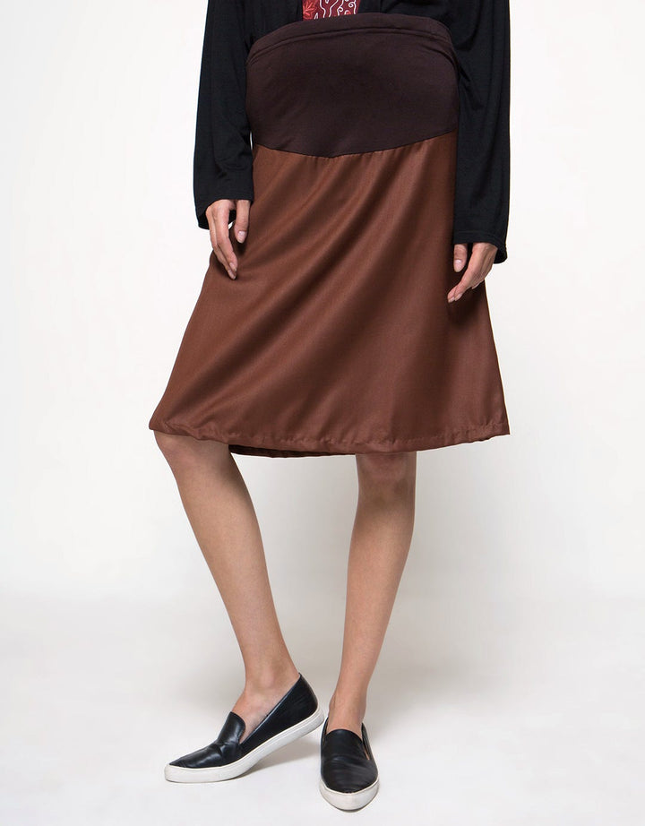 Elsy's Plain Maternity Flare Skirt