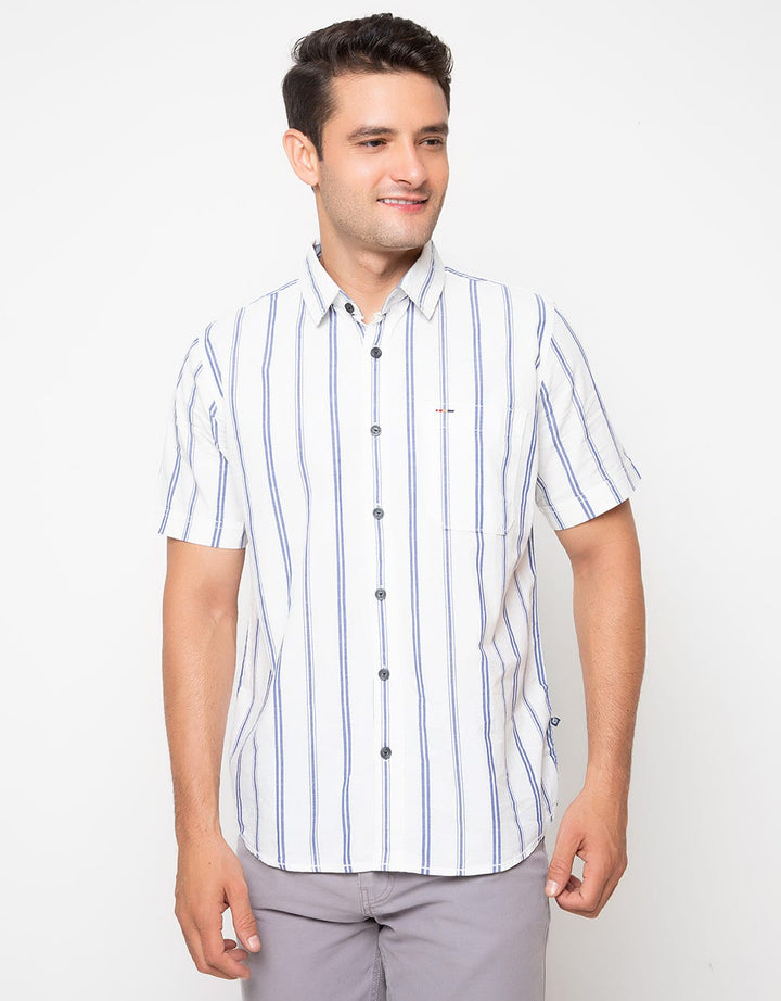 Emba Classic Kemeja Lengan Pendek Print Arsenio