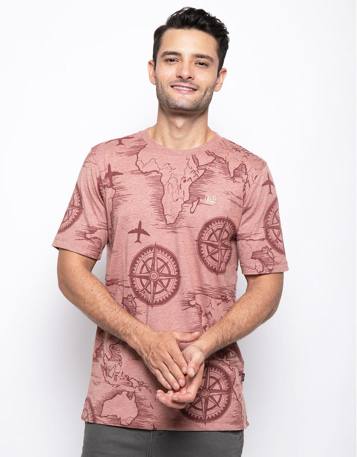 Emba Classic T-shirt Print World Map