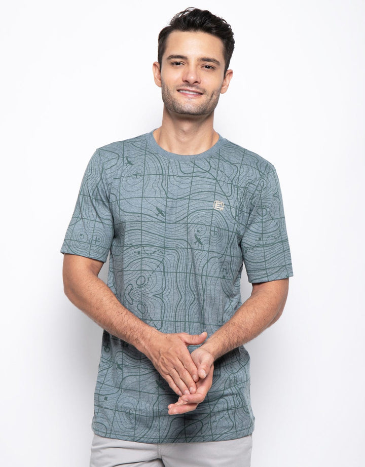 Emba Classic T-shirt Print World Map