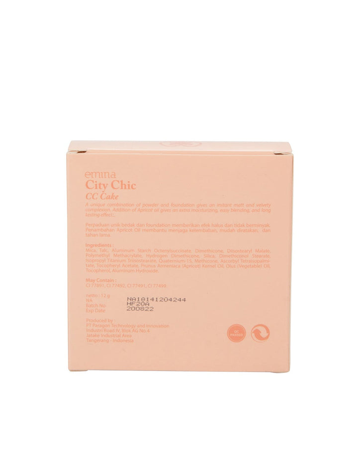 Emina City Chic CC Cake Peach 12 gr