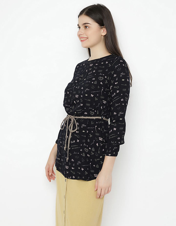 Exit Naraya Blouse Printed with Waistrape