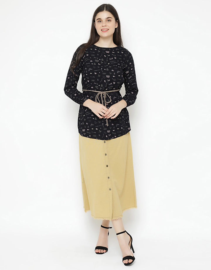 Exit Naraya Blouse Printed with Waistrape