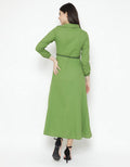 Exit Nayira Longdress with Turtle Nect and Waistrape Green