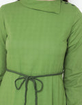 Exit Nayira Longdress with Turtle Nect and Waistrape Green