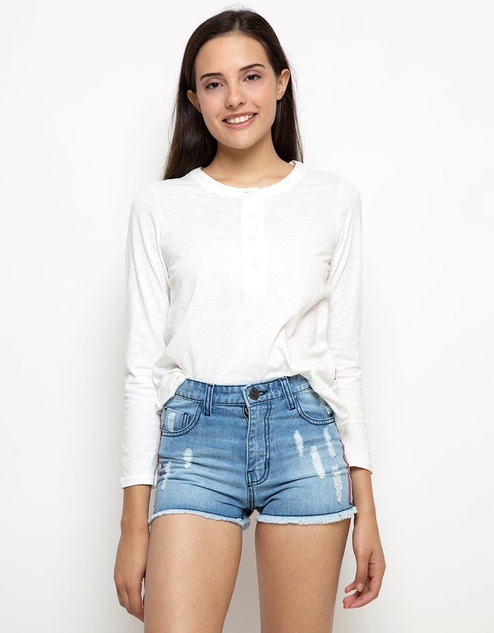 Exit Plain Tshirt Ofwhite