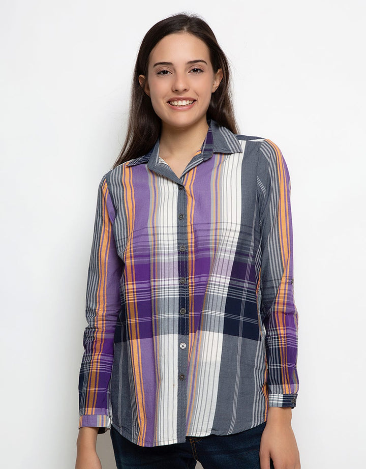 Expand Basic Shirt Long Sleeves Purple