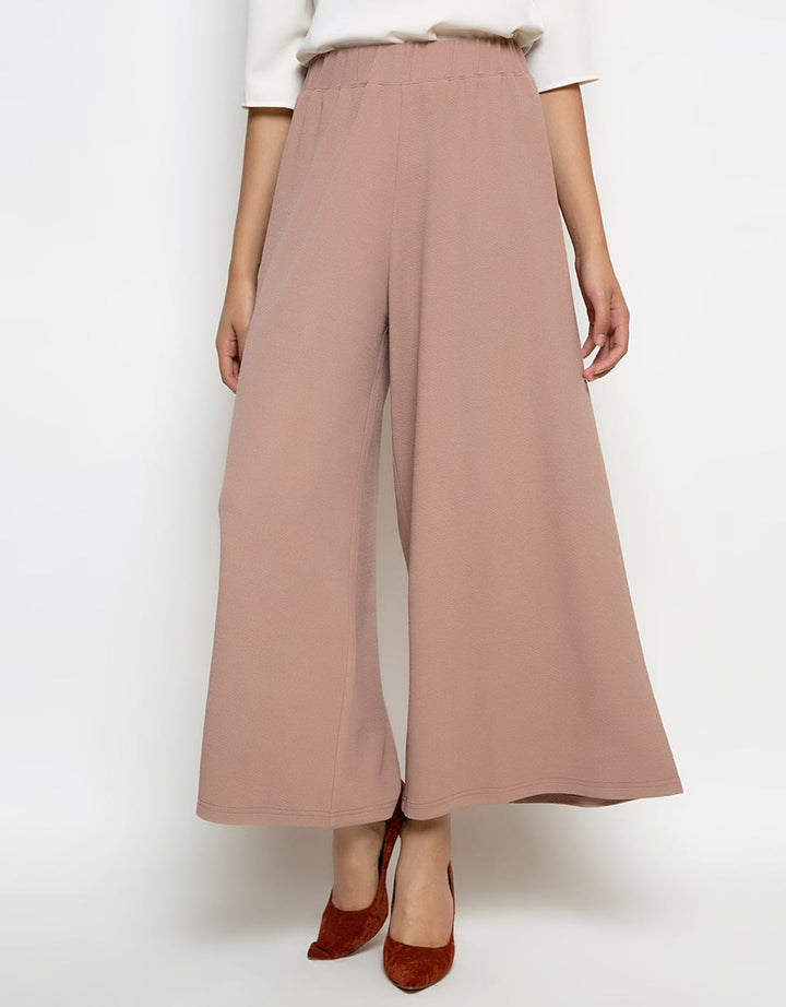 Expand Long Cullote Pants Brown