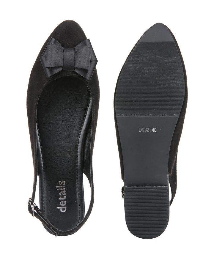 SLINGBACK SHOES BOW
