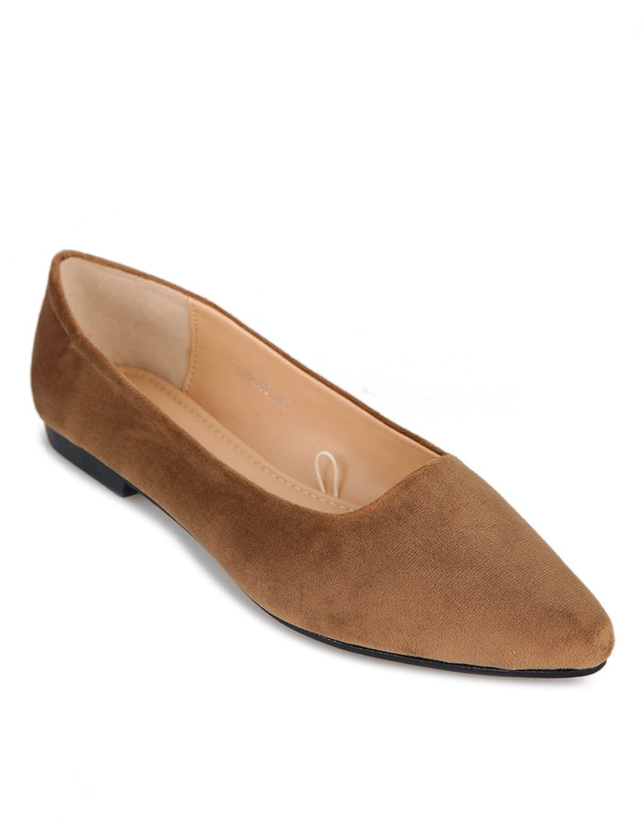 Fladeo Textured Accent Flat Shoes