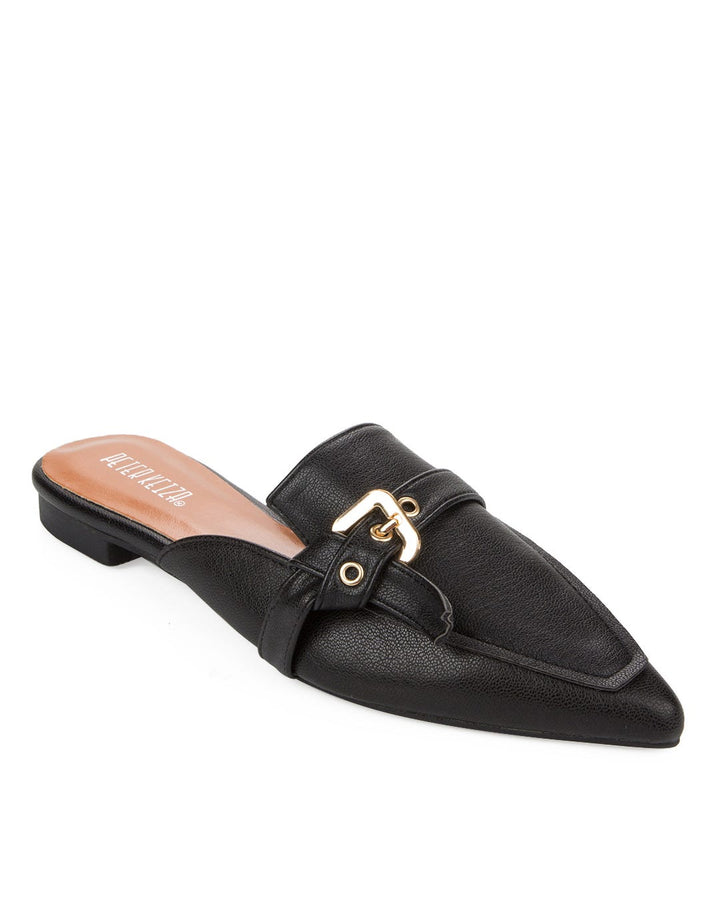 Peter Keiza Buckle Accent Flatshoes
