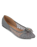 Peter Keiza Flatshoes Lace Flower