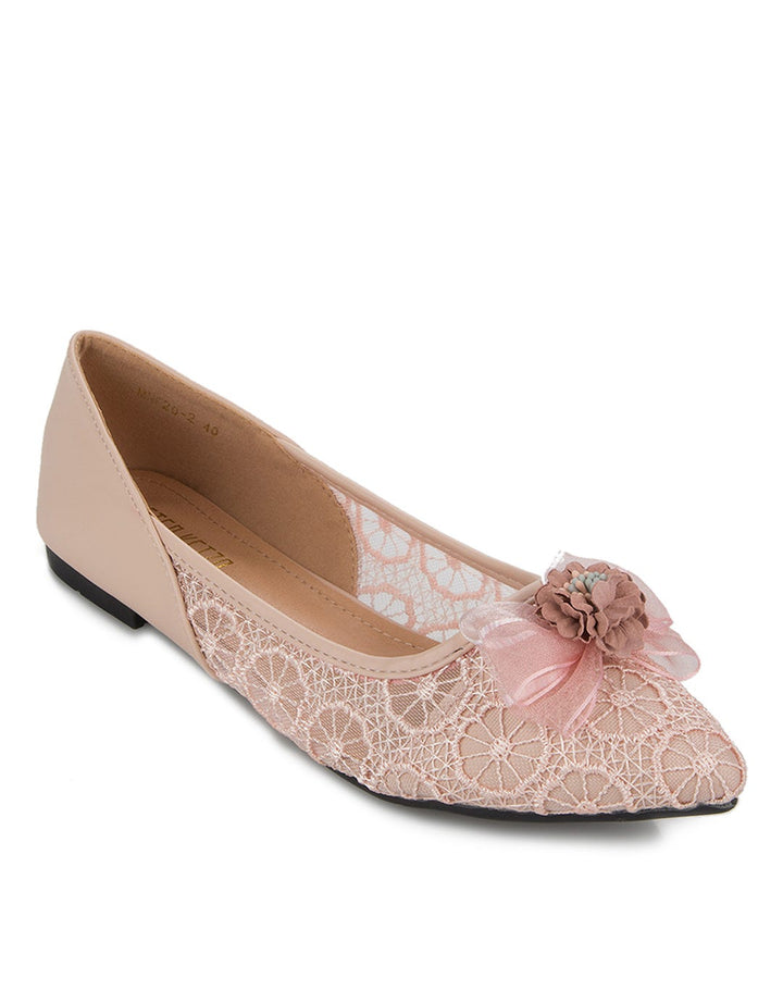 Peter Keiza Flatshoes Lace Flower
