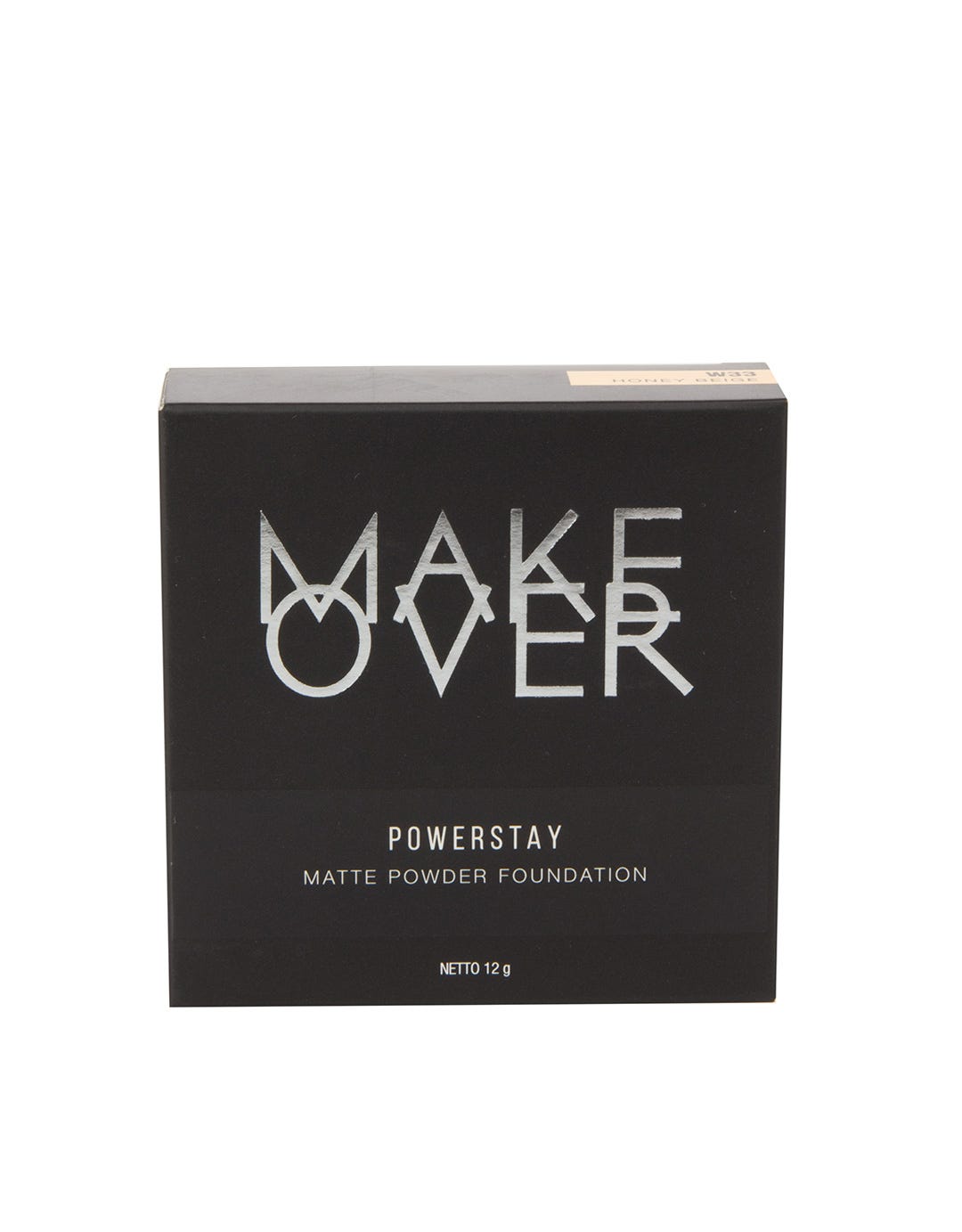 MAKE OVER Powerstay Matte Powder Foundation W33 Honey Beige 12 g