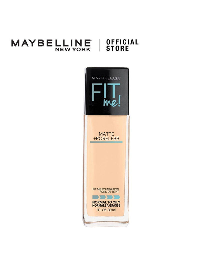 Maybelline Foundation Fit Me Pump Matte Poreless - 128 Warm Nude