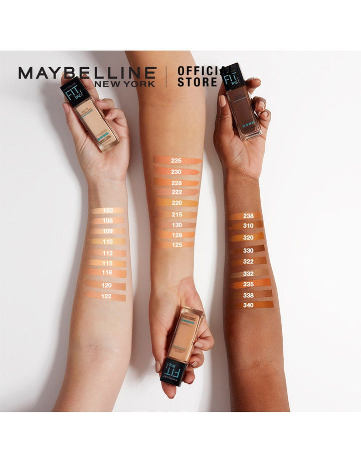 Maybelline Foundation Fit Me Pump Matte Poreless - 128 Warm Nude