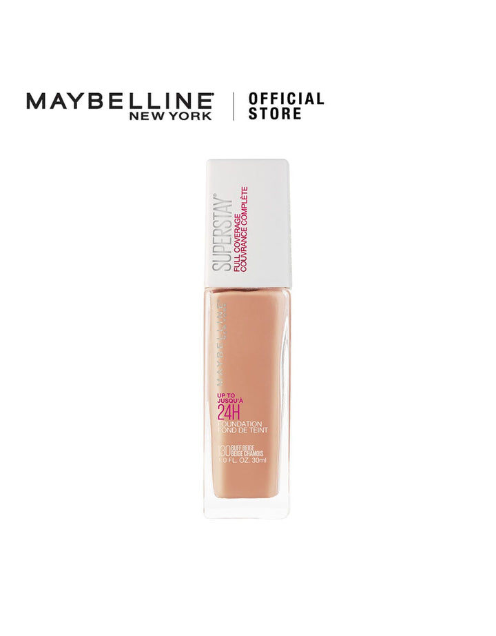 Maybelline Superstray Foundation 24H Full Coverage - 130 Buff Beige