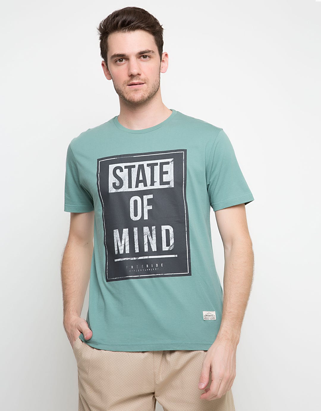 Freeride T-shirt Detail Print State Of Mind