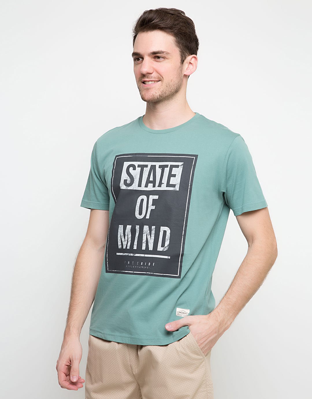 Freeride T-shirt Detail Print State Of Mind