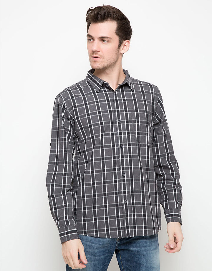 GAB'S Checkers Print Shirt