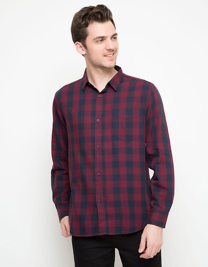GAB'S Kemeja Print Checkers