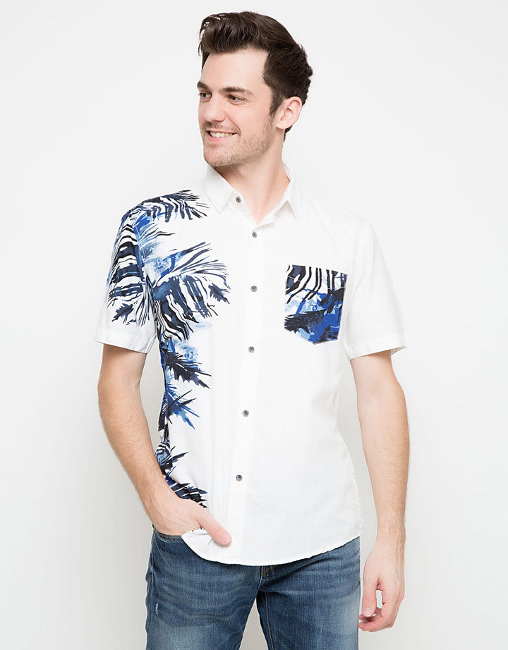 GAB'S Kemeja Print Coconut Leaves