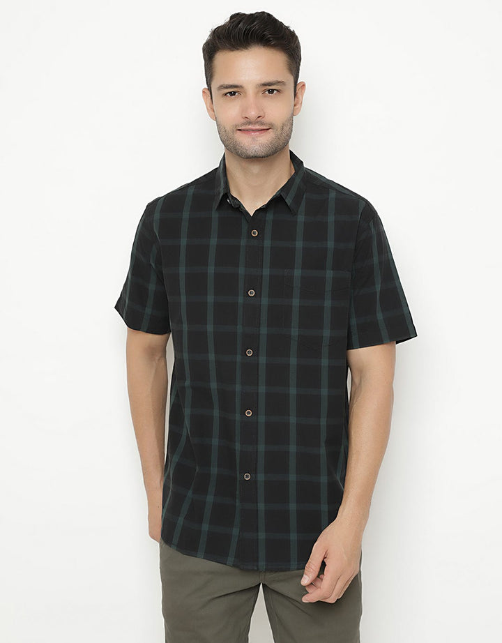 GAB'S Short Plaid Shirt