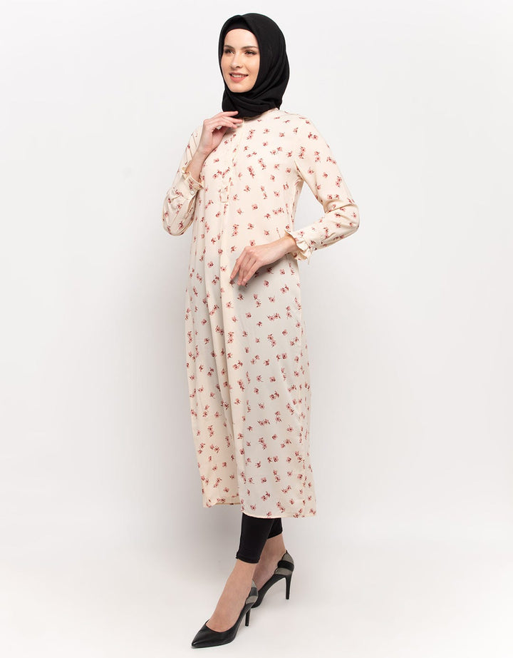 L LS FLORAL DRESS DW