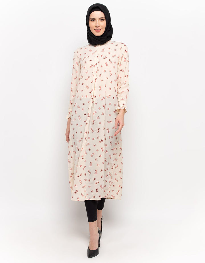L LS FLORAL DRESS DW
