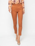 Geela Slim Fit Pants Brick