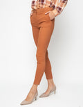 Geela Slim Fit Pants Brick