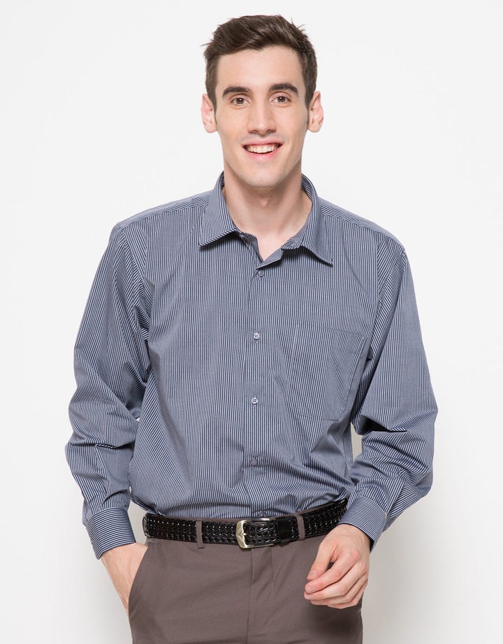 Gianni Visentin Classic Vertical Stripes LS Shirt