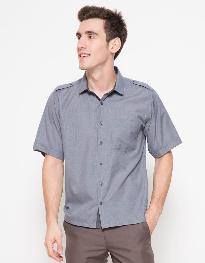 Gianni Visentin Slim Plain SS Shirt