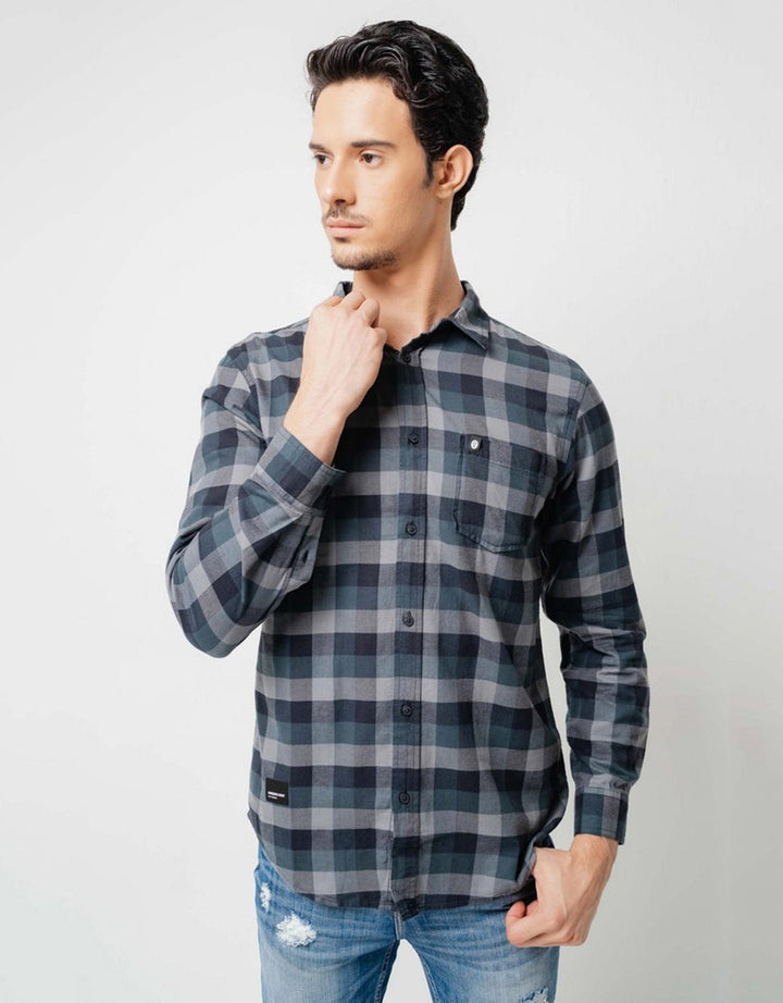 GREENLIGHT Kemeja Print Checkers