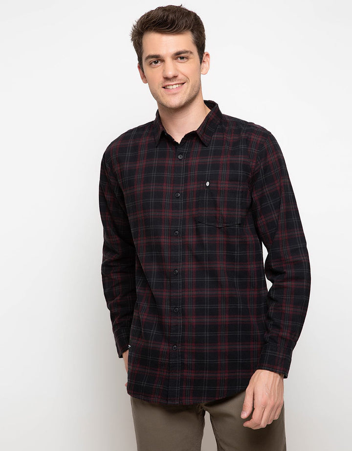 Greenlight Men Plaid Print Shirt 2112