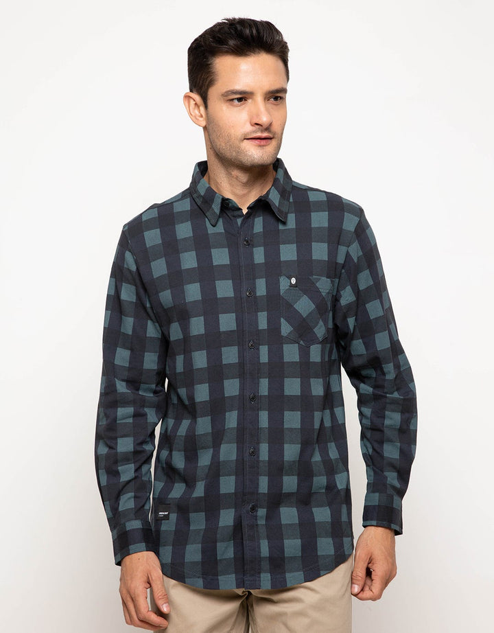 Greenlight Men Plaid Shirt 1101