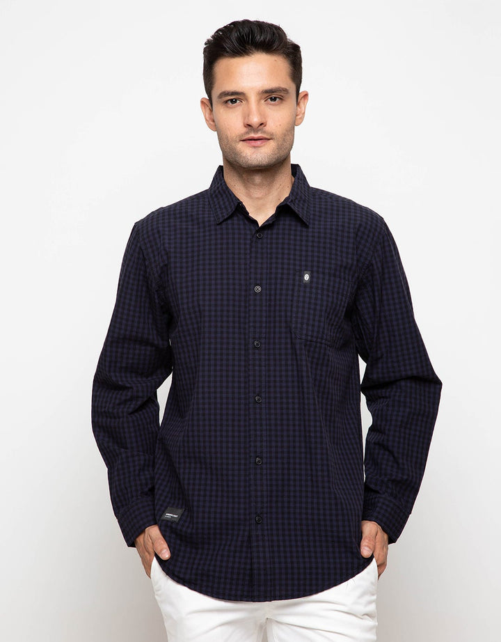 Greenlight Men Shirt Plaid Print