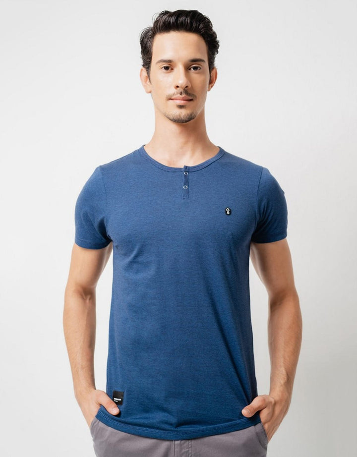 GREENLIGHT T-shirt Henley Lengan Pendek