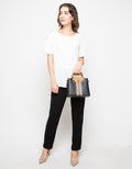 EN-JI By Palomino Estes Handbag Stripes
