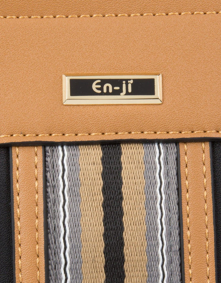 EN-JI By Palomino Estes Handbag Stripes