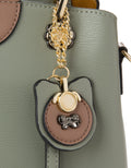 EN-JI By Palomino Kadena Handbag Flower Button