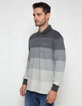 Hassenda Striped Button Up T-Shirt