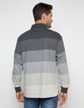 Hassenda Striped Button Up T-Shirt