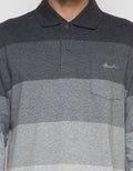 Hassenda Striped Button Up T-Shirt